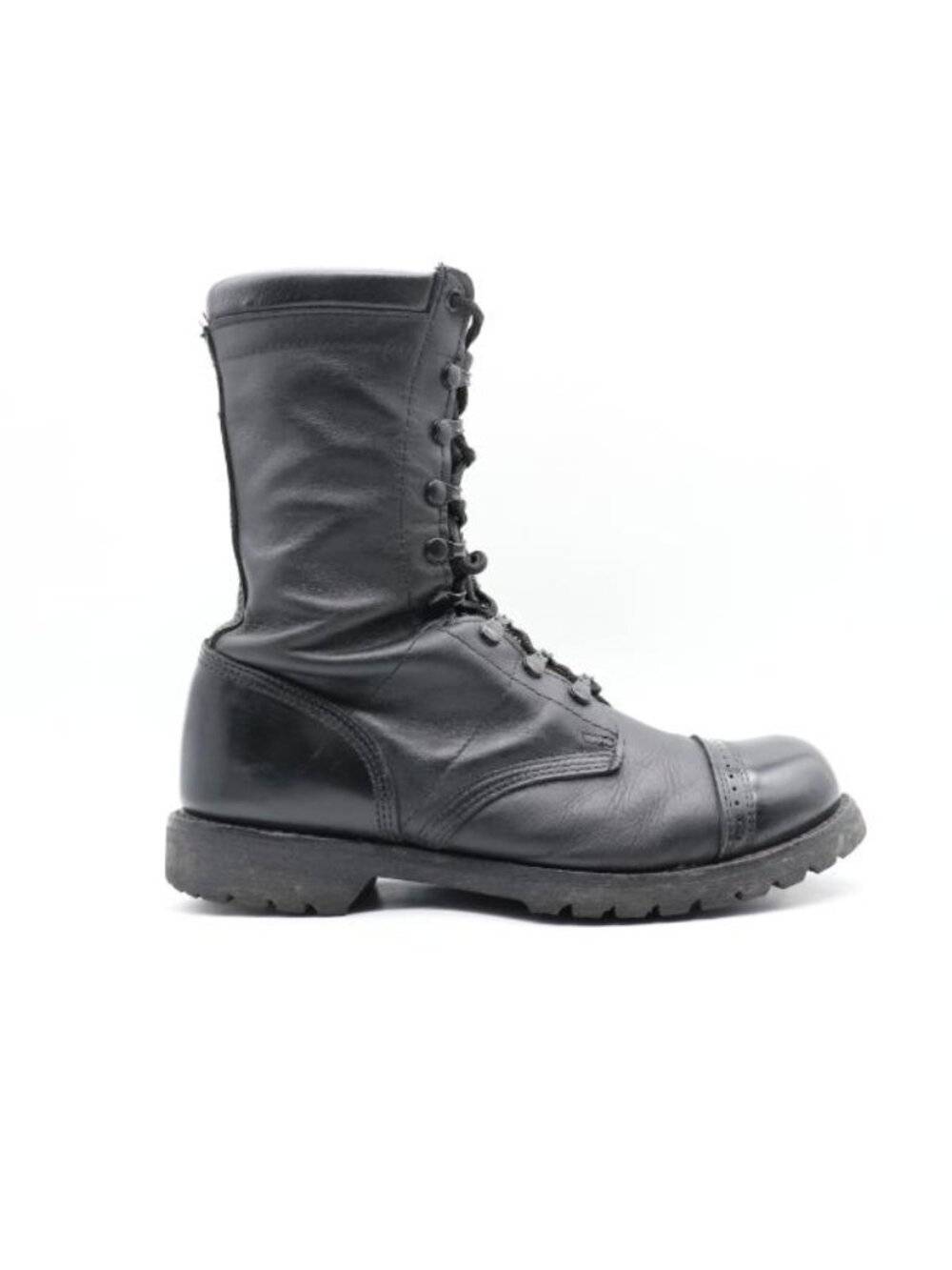 Corcoran 1525 Jump Boots Men's Size 10 E Black Combat Military Cap Toe Leather